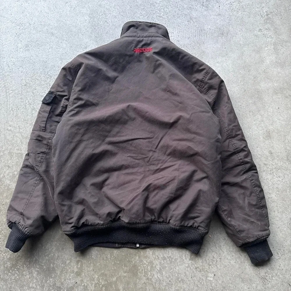 Vintage 90s Faded Mecca Quilt Lined Military Bomber Jacket Skater Grunge